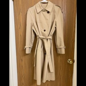 Etienne Aigner Tan Trench Coat